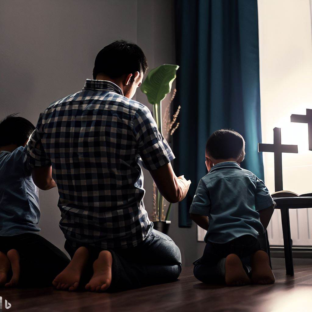 Dads turning to God when faced with challenges